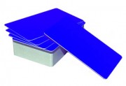 Пластиковая карта CIMage RUSS-BL076 флуорисцентная синяя