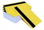 Пластиковая карта с магнитной полосой CIMage 14570 желтая