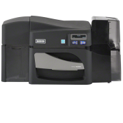 Принтер пластиковых карт Fargo DTC4500e с лотком на 200 карт с замком