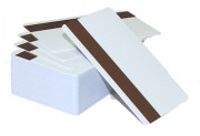 Пластиковая карта с магнитной полосой CIMage RUSS-WА076LO белая